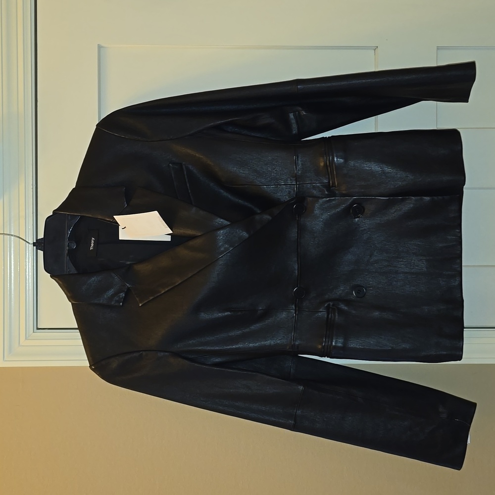 Brand new Leather Theory womens jacket